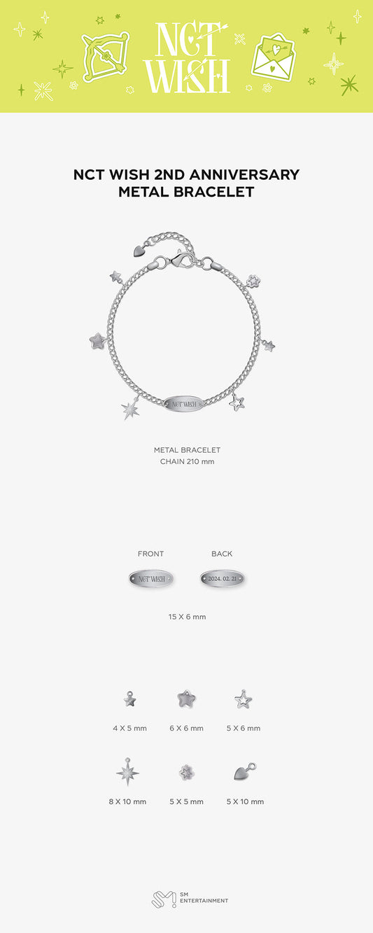 NCT wish - 2nd anniversary md metal bracelet