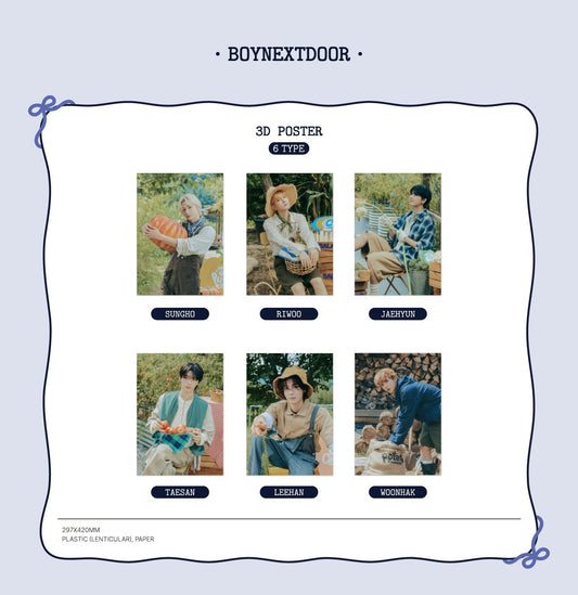 Boynextdoor - holiday house hybe 2026 season's greetings official md 3d poster