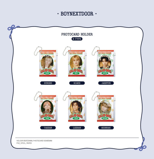 Boynextdoor - holiday house hybe 2026 season's greetings official md photocard holder