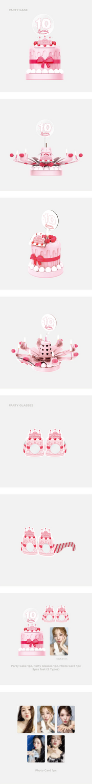 Redvelvet アイリーン 10周年 パーティーケーキセット Red Velvet