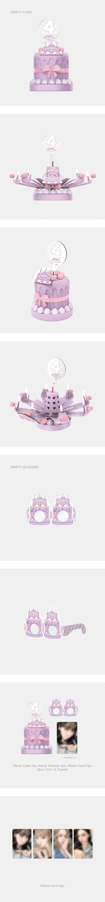 Aespa - 4th Anniversary Official MD Party Cake Set – Kpop Omo