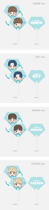 Shinee - World VI Perfect Illumination : Shinee’s Back Official MD Lenticular Fan