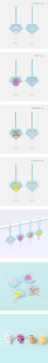 Shinee - World VI Perfect Illumination : Shinee’s Back Official MD Mini Fan Key Ring