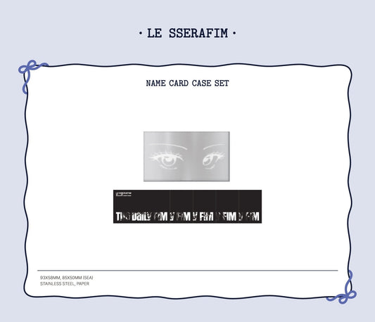 Le sserafim - holiday house hybe 2026 season's greetings official md name card case set