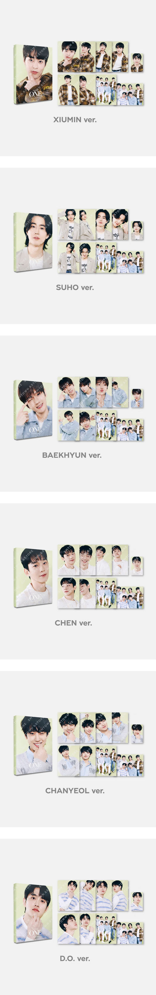 EXO - FAN MEETING : ONE OFFICIAL MD POSTCARD BOOK SET