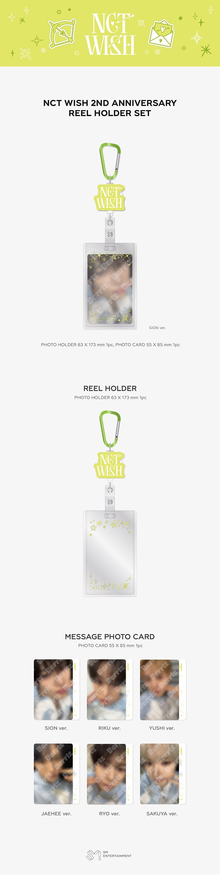 NCT WISH 2nd Anniversary リク REEL HOLDER NCT wish - 2nd anniversary md reel holder set – Kpop Omo