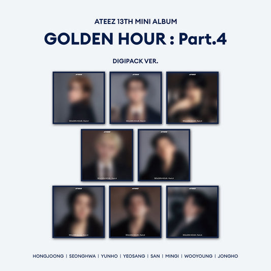 Ateez - golden hour : part.4 mini 13th album digipack random