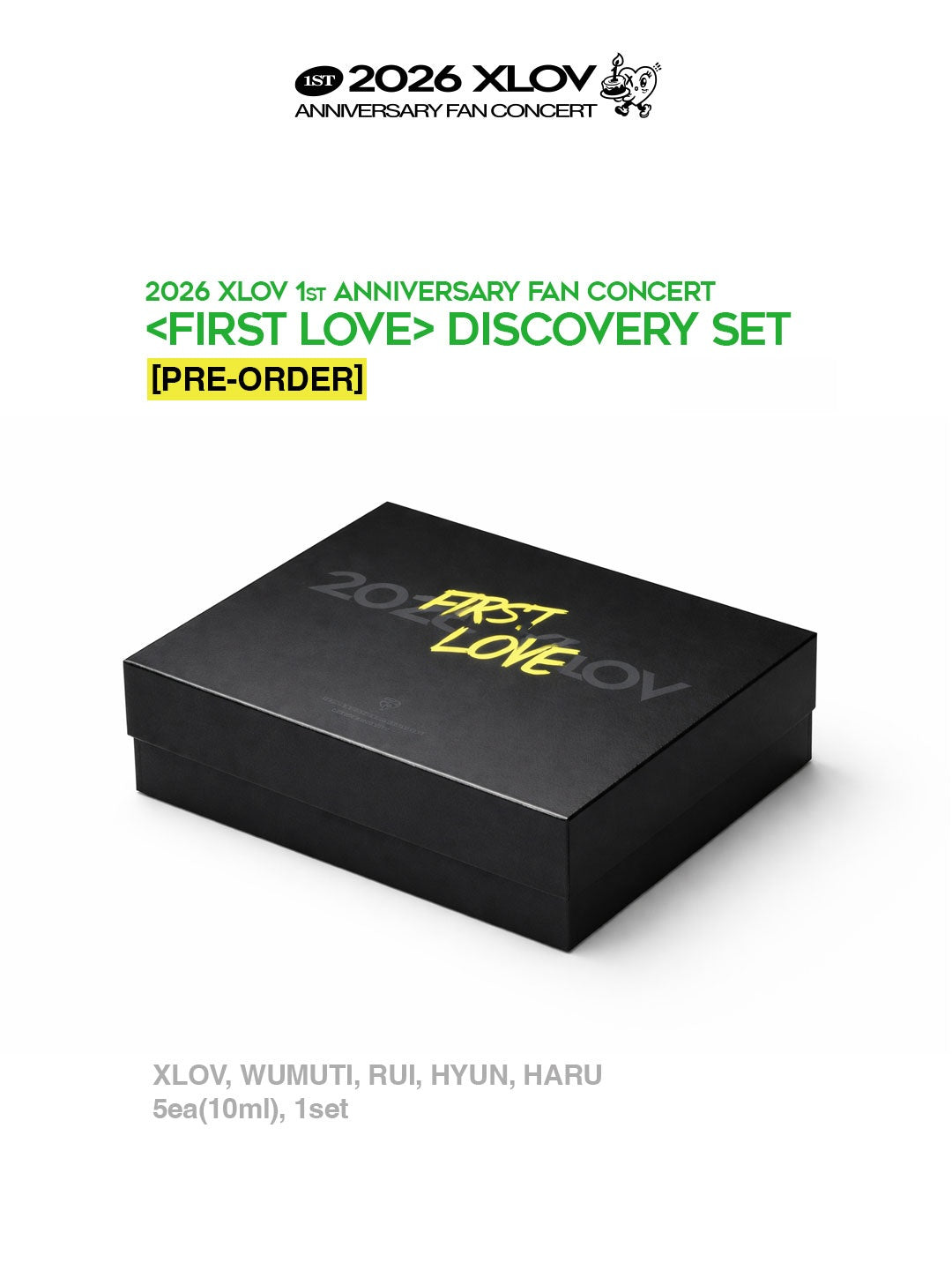 Xlov - 1st anniversary fan concert official md discovery set