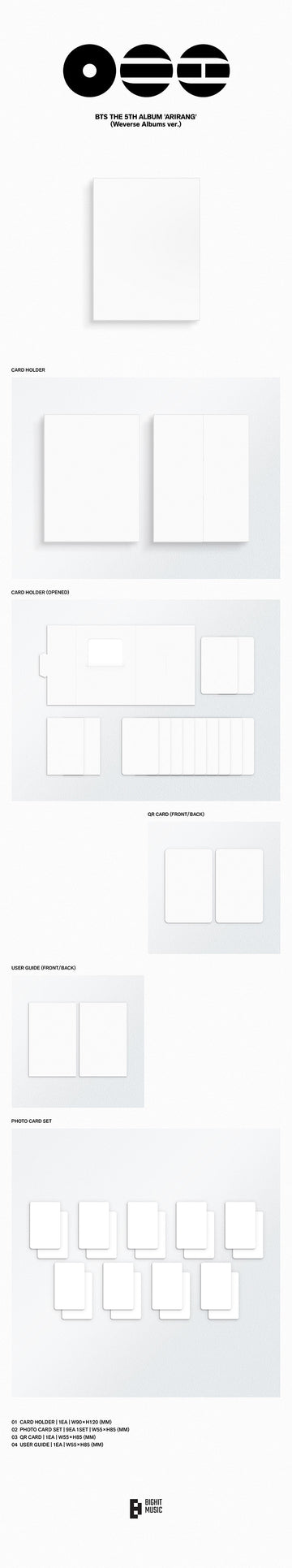 BTS 5th Album - Arirang Weverse Albums Version – Kpop Omo