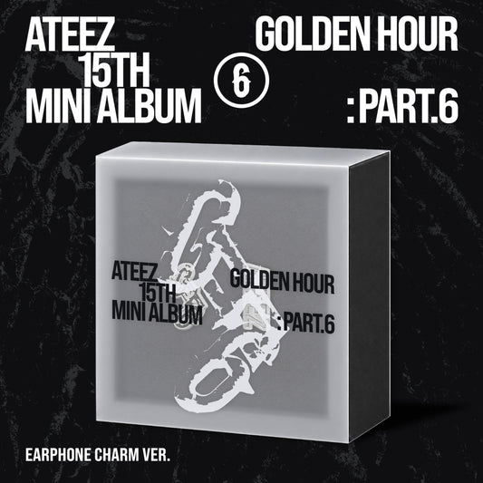 Ateez - Golden Hour : Part.6 15th Mini Album Earphone Charm Ver