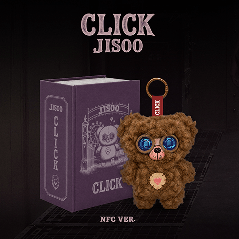 BLACKPINK JISOO - Single Album Click Baby Bear Nfc Ver.