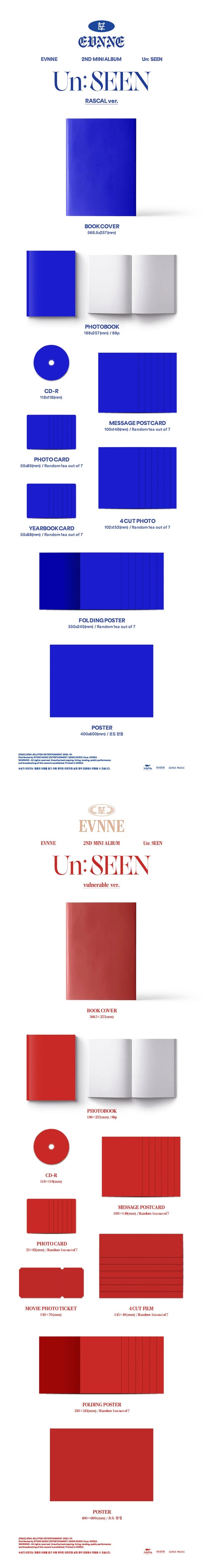 EVNNE 2ND MINI ALBUM - UN SEEN