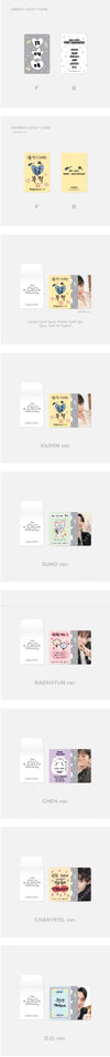 EXO - 12TH ANNIVERSARY OFFICIAL MD LUCKY CARD SET