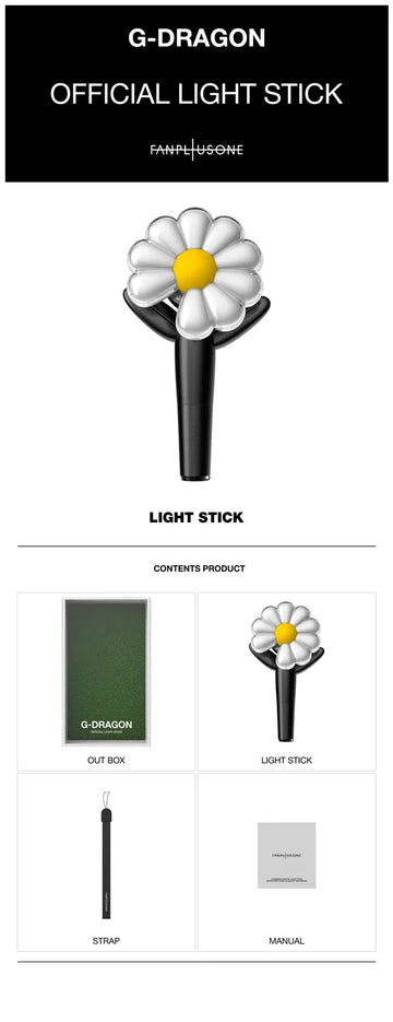G-Dragon Official Lightstick – Kpop Omo G-Dragon Official Lightstick – Kpop Omo
