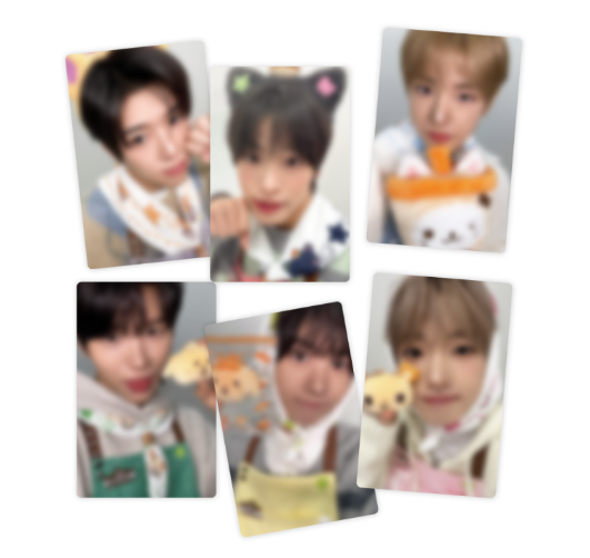 NCT wish - wish bakery pop up official md card cover sticker