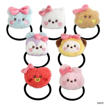 BTS X BT21 - Minini Plush Hair Tie Lovely