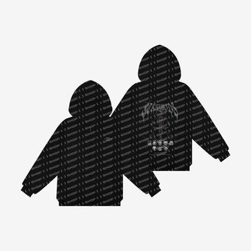 Stray Kids - Dominate World Tour Official Md Evil Skzoo Hood Zip