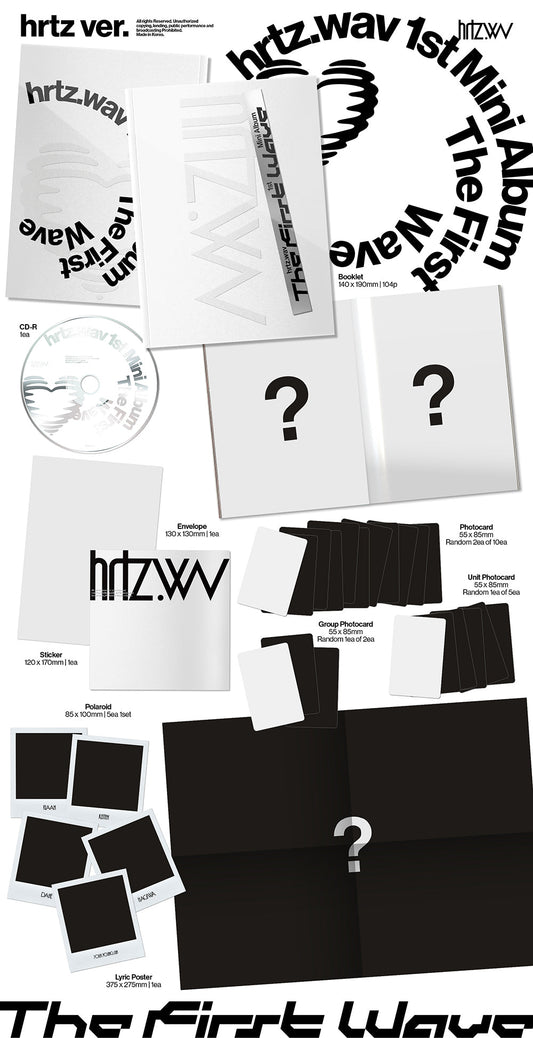 Hrtz.wav - the first wave 1st mini album standard hrtz ver