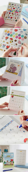BTS x BT21 - 2026 Desk Calendar