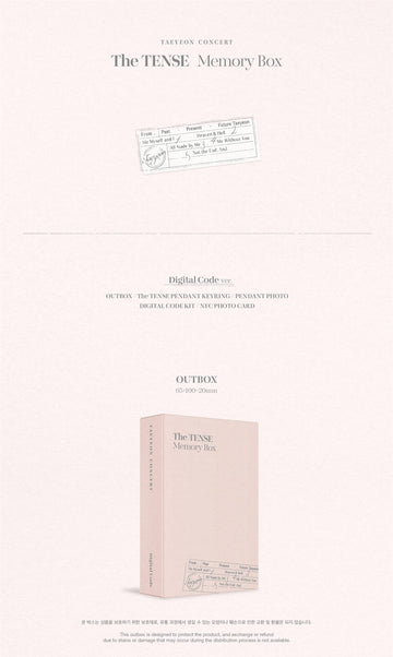 TAEYEON Concert - The Tense Memory Box – Kpop Omo