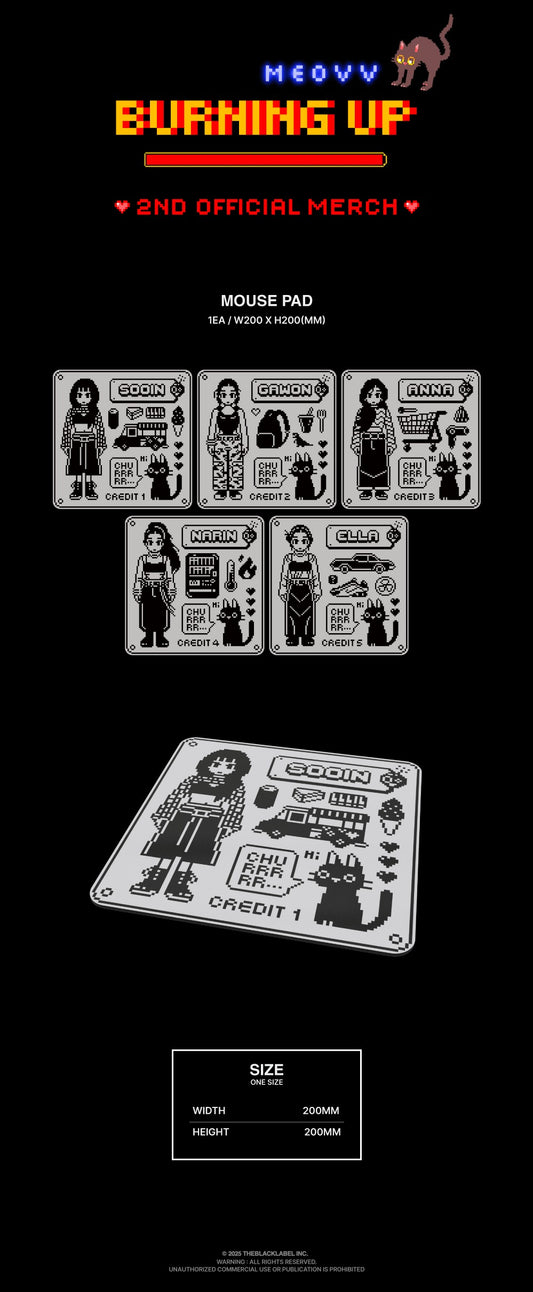 MEOVV - Burning up Official MD Mouse Pad