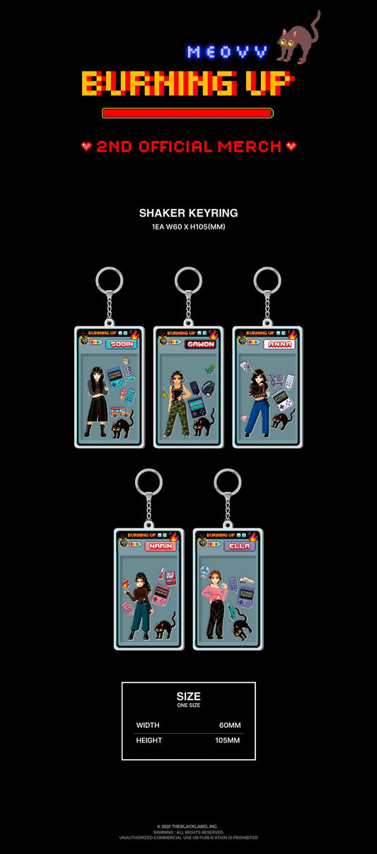 MEOVV - Burning up Official MD Shaker Keyring