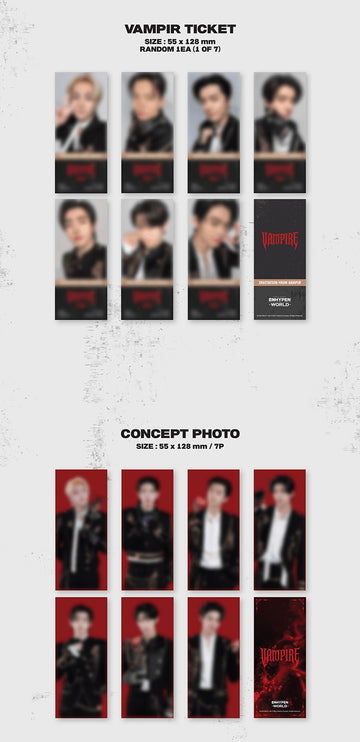 ENHYPEN - Enhypen World Coupon Card Collection (Vampire Basic Ver