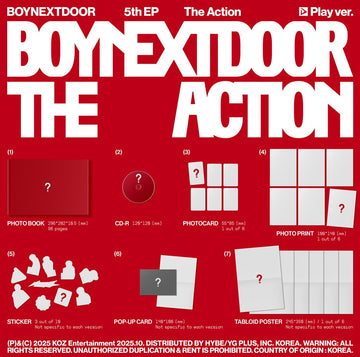 BOYNEXTDOOR 5th Ep Album - The Action – Kpop Omo