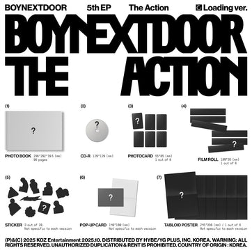 K-POP・アジア boynextdoor the action frame cd The Action (Frame ver.) - BOYNEXTDOOR OFFICIAL STORE