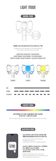 IZNA Official Light Stick – Ships from Korea – Kpop Omo