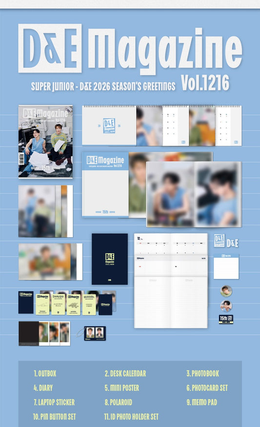 SUPER JUNIOR D&E - D&E Magazine vol.1216 2026 Season’s Greetings
