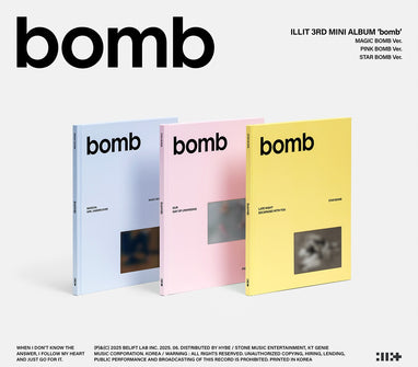 ILLIT 3rd Mini Album - Bomb – Kpop Omo