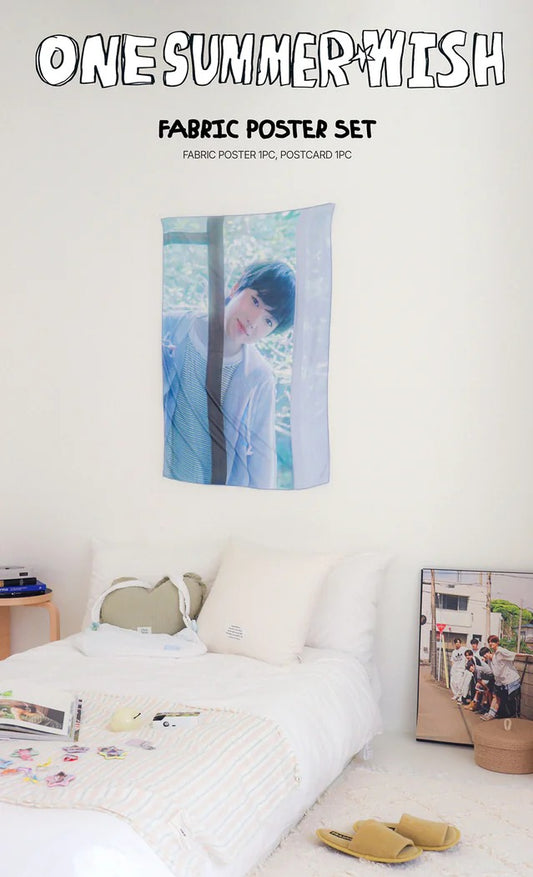 NCT WISH - One Summer Wish the 1st Photo Exhibition Official MD Fabric Poster Set