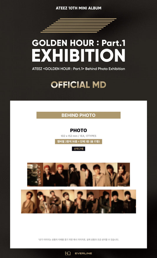 ATEEZ - Golden Hour : part.1 Behind Photo Exhibition Official MD Behind Photo
