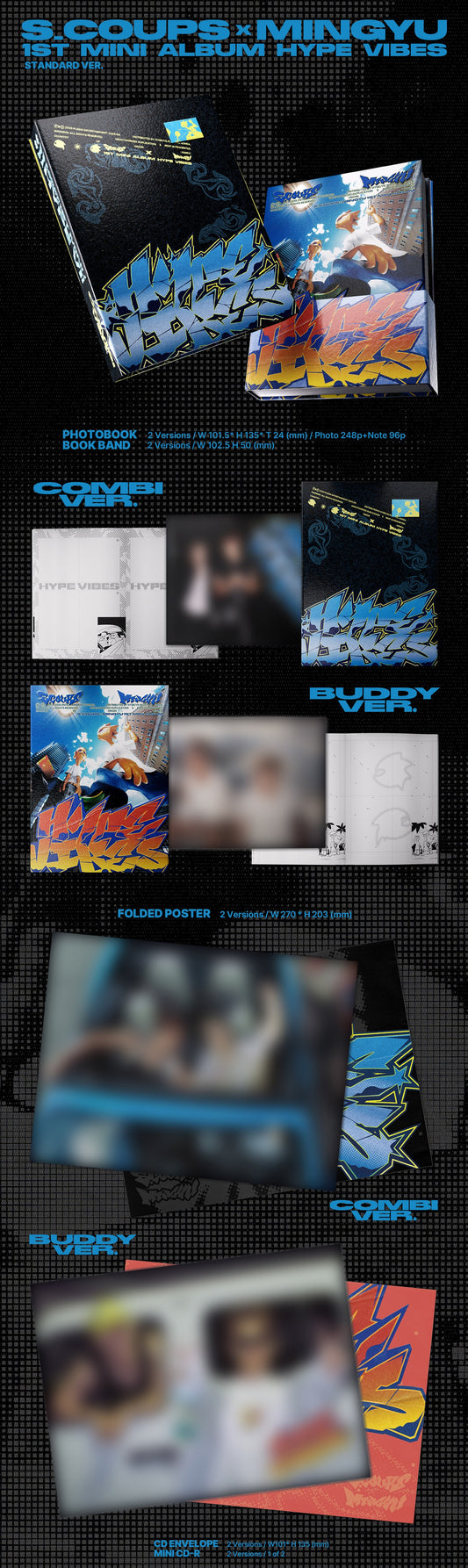 SEVENTEEN S.COUPS X MINGYU 1st Mini Album - Hype Vibes