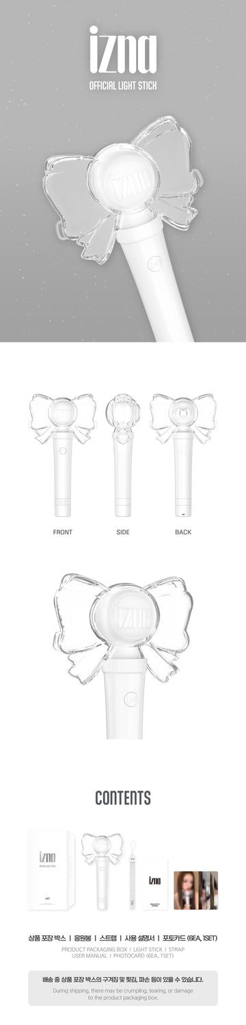 IZNA Official Light Stick – Ships from Korea – Kpop Omo