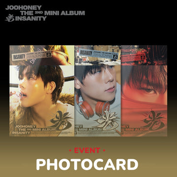 Monsta x joohoney - insanity 2nd mini album withmuu gift standard random