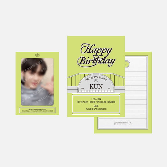NCT KUN - Artist Birthday Party Card