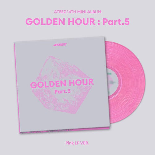Ateez - Golden Hour : Part.5 14th Mini Album Pink Lp Ver