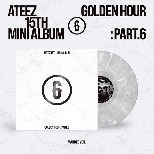 Ateez - Golden Hour : Part.6 15th Mini Album Vinyl LP Marble Ver