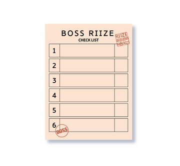 Riize - Boss Riize Pop up Exhibition Official MD Memo Pad