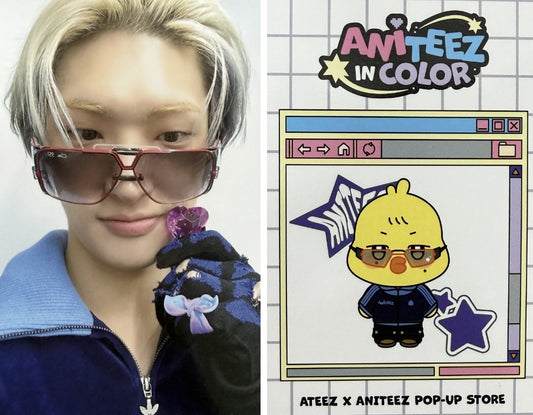 ATEEZ - Aniteez in Color Pop Up MD POB Photocard (Heart Version)