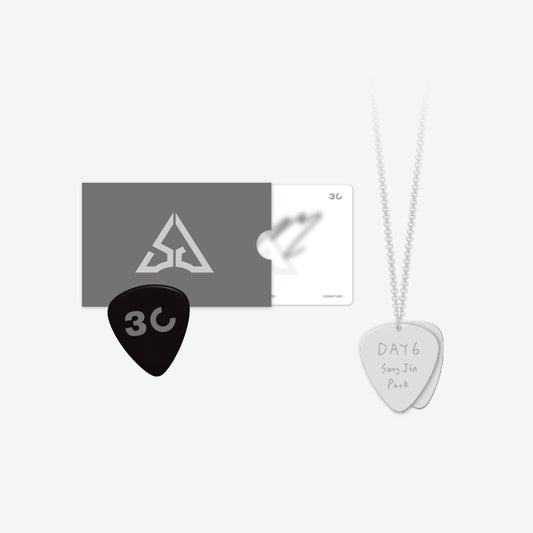 DAY6 Sungjin - 30 Solo Concert Official MD Guitar Pick Necklace Set