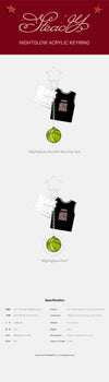 NCT WISH - Steady Official MD Nightglow Acrylic Keyring