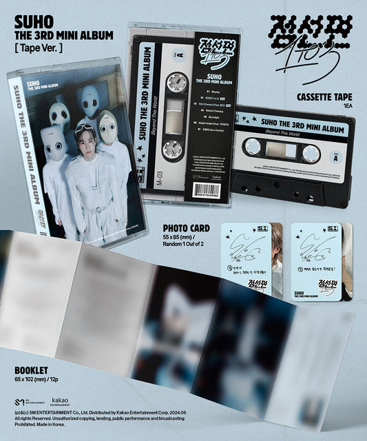 SUHO 3RD MINI ALBUM - 1 TO 3 (TAPE VER)