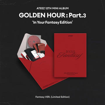 ATEEZ 12TH Mini Album GOLDEN HOUR Part 3 In Your Fantasy Edition (Limited Edition)