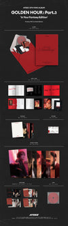 ATEEZ 12TH Mini Album GOLDEN HOUR Part 3 In Your Fantasy Edition (Limited Edition)