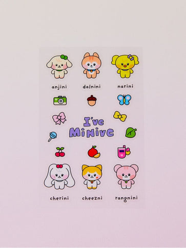 IVE - MinIVE Minini Official MD Plate Sticker 2 – Kpop Omo