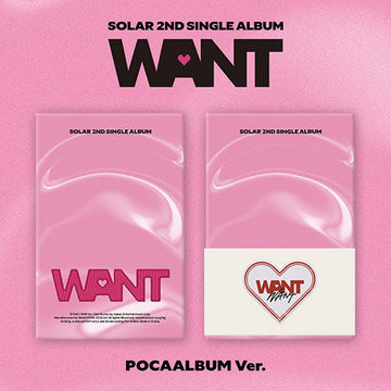 Solar 2nd Single Album - Want