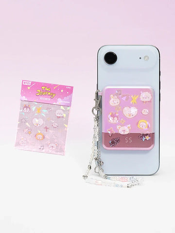 Bt21 - Cosmic Travel Collection 5k Power Bank (the Journey Pink)
